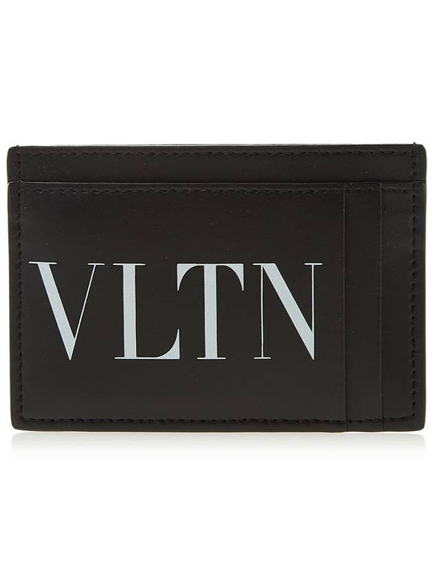 Logo Compact Card Wallet Black - VALENTINO - BALAAN 2