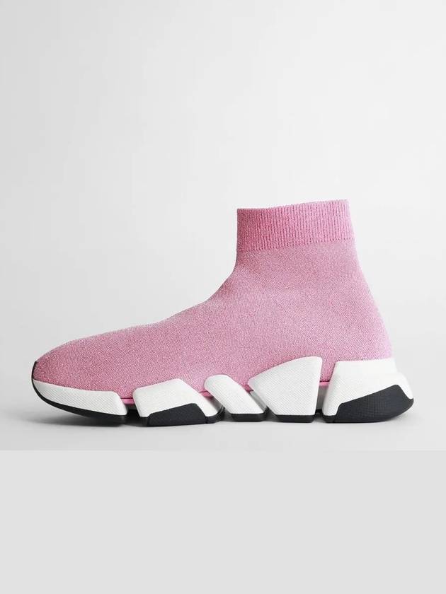 Speed ​​2.0 High Top Sneakers Pink - BALENCIAGA - BALAAN 5