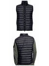 Loom Woven Chambers Recycled Nylon Down TC Vest Black - STONE ISLAND - BALAAN 5