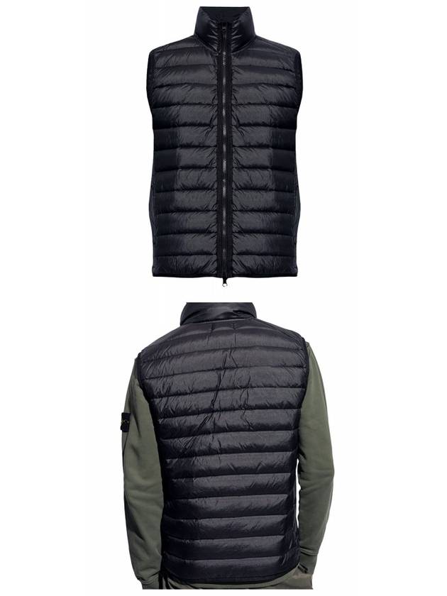 Loom Woven Chambers Recycled Nylon Down TC Vest Black - STONE ISLAND - BALAAN 5