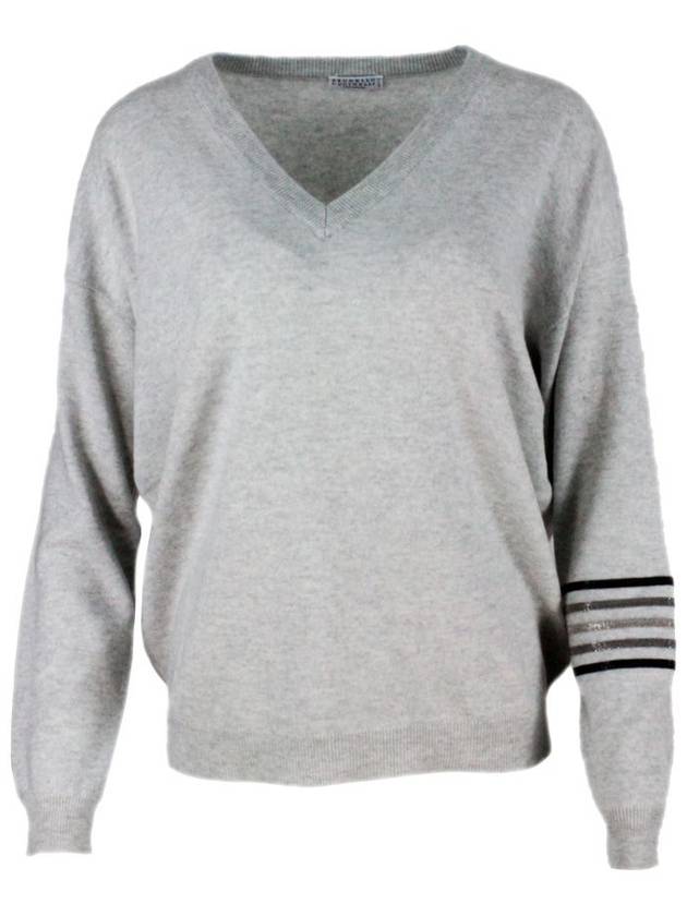 Sweater M12172602 C2719 GRAY - BRUNELLO CUCINELLI - BALAAN 2