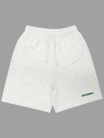 Soft Essential Shorts White Melange - ALEX&AIDEN - BALAAN 1