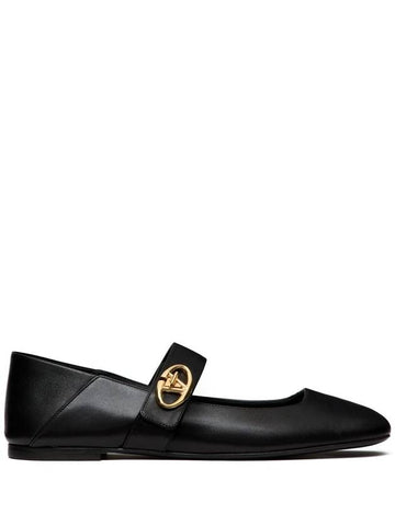 Valentino Garavani Flat shoes Black - VALENTINO - BALAAN 1