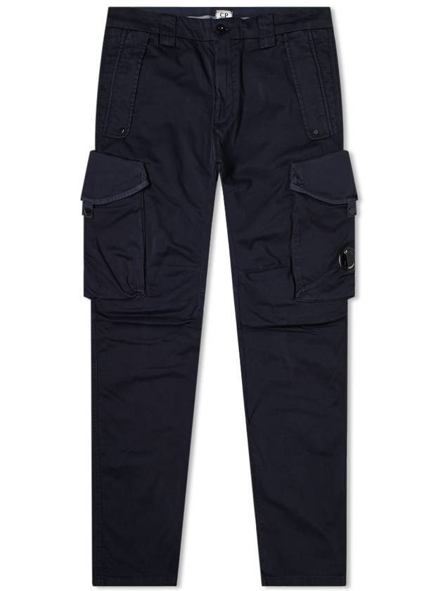 Lens Wappen Cargo Track Pants Blue - CP COMPANY - BALAAN.