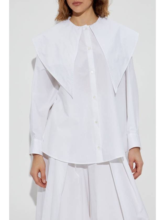 Fabiana Filippi Shirt With Decorative Collar, Women's, White - FABIANA FILIPPI - BALAAN 3