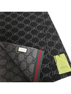 GG Two-Tone Wool Scarf Black - GUCCI - BALAAN 4