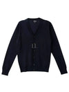 Samuel V-Neck Wool Cardigan Blue - A.P.C. - BALAAN 2