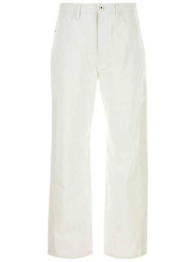 Straight Pants J23KA0102J46544 102 White - JIL SANDER - BALAAN 2