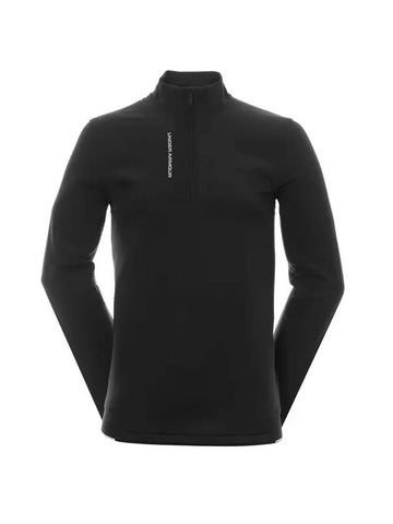 Men's Golf Storm Daytona Half Zip Jacket Black - UNDER ARMOUR - BALAAN 1