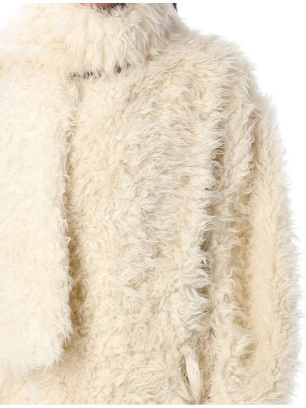 Msgm Faux-Fur Long Coat - MSGM - BALAAN 3