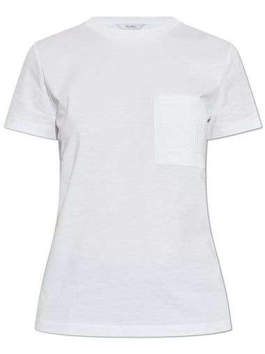 Max Mara T-shirt Papaia, Women's, White - MAX MARA - BALAAN 1