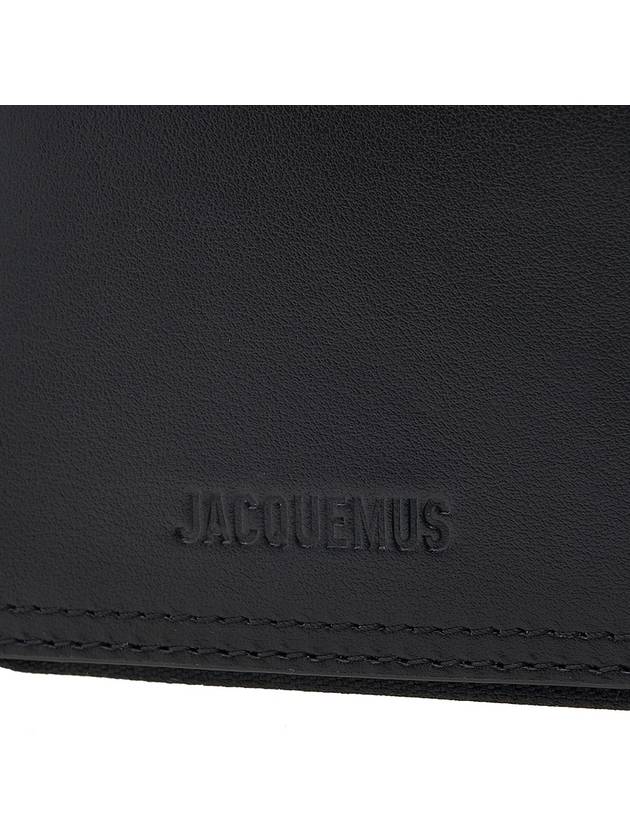 Le Carre Ronde Geometry Christre Bicycle Wallet Black - JACQUEMUS - BALAAN.