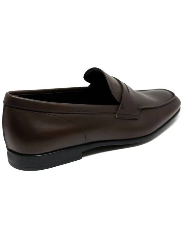 Men's Penny Leather Loafers Brown - TOD'S - BALAAN 5