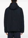 Techno Fabric Hooded Jacket Navy - STONE ISLAND - BALAAN 6