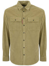 Corduroy Long Sleeve Shirt Beige - DSQUARED2 - BALAAN 2