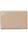 Women's Logo Closure Card Wallet Beige - SALVATORE FERRAGAMO - BALAAN 3