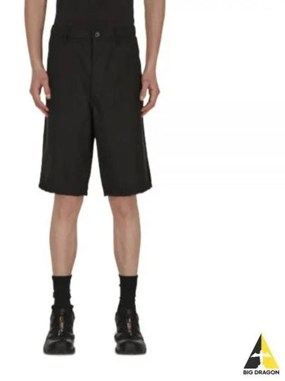 Wool Blend Shorts Black - COMME DES GARCONS - BALAAN 2