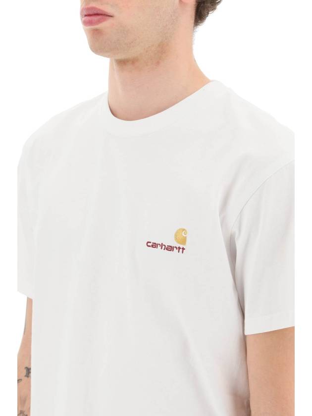 CARHARTT WIP S/S AMERICAN SCRIPT T-SHIRT - CARHARTT WIP - BALAAN 4