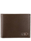 Gancini Half Wallet Brown - SALVATORE FERRAGAMO - BALAAN 2