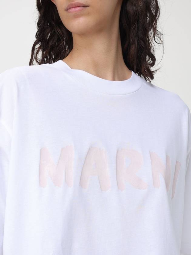 T-shirt crop con logo Marni - MARNI - BALAAN 5