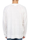 Kieffer Logo Print Linen Long Sleeve T-Shirt White - ISABEL MARANT - BALAAN 5