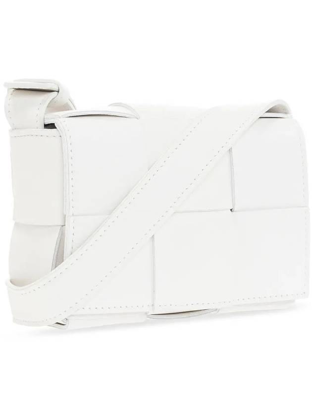 Intrecciato Cassette Small Cross Bag White - BOTTEGA VENETA - BALAAN 5