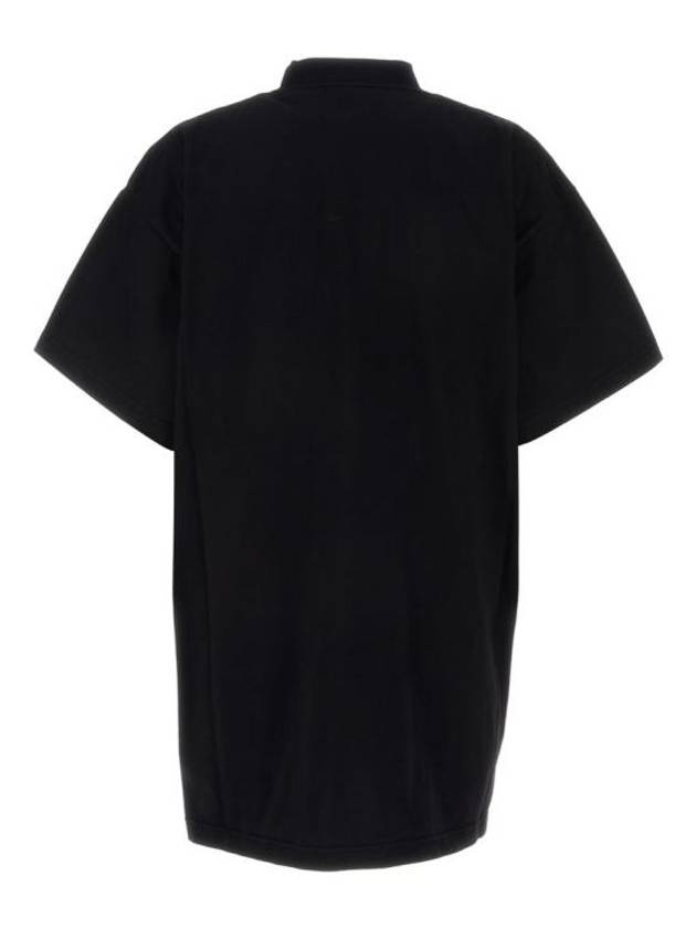 Sample Sticker Oversized Short Sleeve T-Shirt Black - BALENCIAGA - BALAAN 3