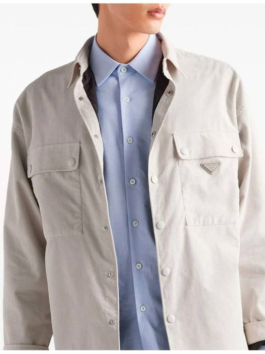 Pinwale Corduroy Shirt - PRADA - BALAAN 2