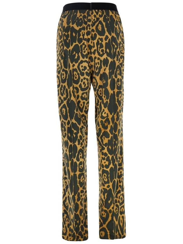 Wild Leopard On Stretch Silk Satin Pj Pants - TOM FORD - BALAAN 2