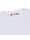 Logo Organic Cotton Short Sleeve T-Shirt White - MARNI - BALAAN 6