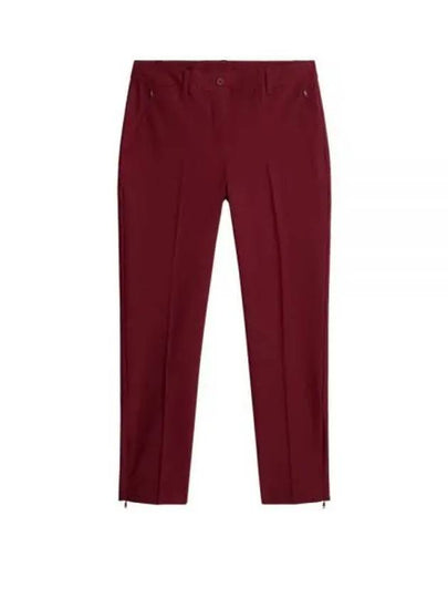 Pia Mid Waist Pants Cabernet - J.LINDEBERG - BALAAN 2