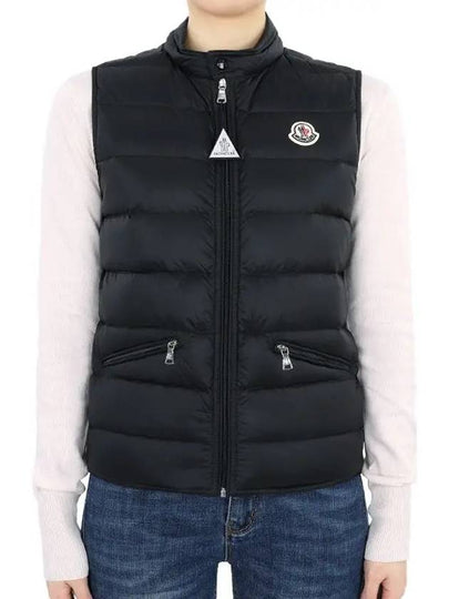 Kids Logo Patch Lightweight Padded Vest Black 1A00055 595FE 999 12 14A Adults can be worn - MONCLER - BALAAN 2