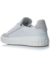 Gancini Low Top Sneakers White - SALVATORE FERRAGAMO - BALAAN 4