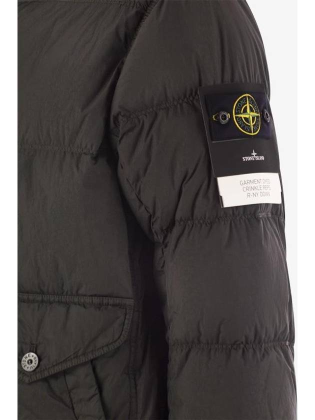 Crinkle Reps Re-Nylon Down Padding Grey - STONE ISLAND - BALAAN 5