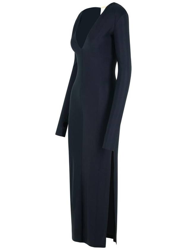 Mm6 Maison Margiela Black Polyamide Blend Dress - MAISON MARGIELA - BALAAN 2