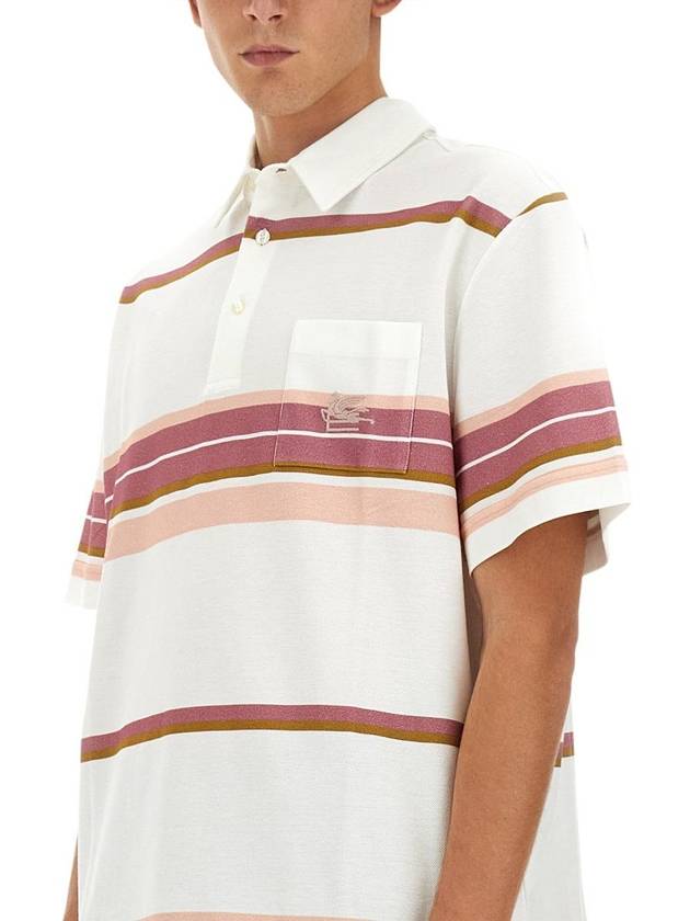 Etro Polo Shirt With Pegasus Embroidery - ETRO - BALAAN 4