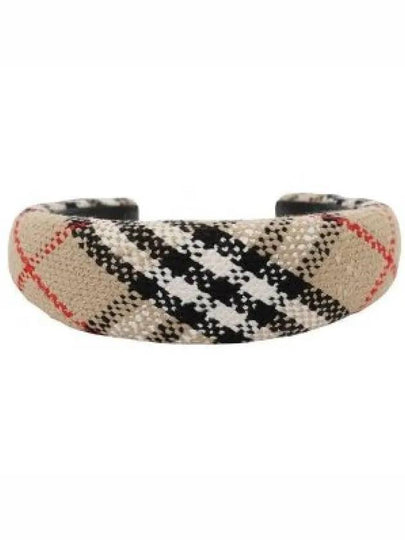 Women's Vintage Check Boucle Hairband Beige - BURBERRY - BALAAN 2