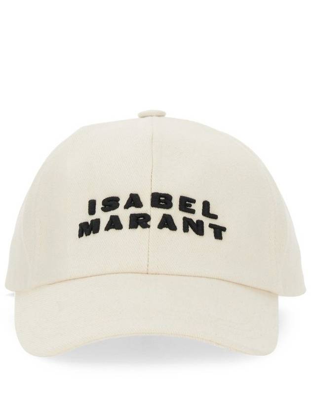 Tyron Logo Ball Cap Ivory - ISABEL MARANT - BALAAN 2