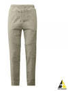 Diagonal Raised Fleece Cargo Track Pants Grey - CP COMPANY - BALAAN 2