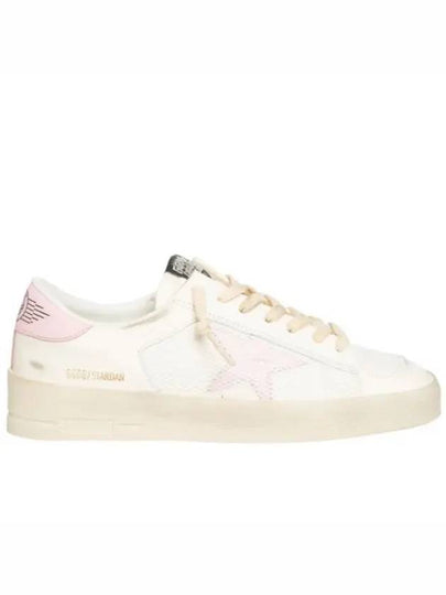 Star Dan Mesh Leather Low Top Sneakers White - GOLDEN GOOSE - BALAAN 2