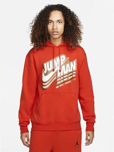 01DC9605673JordanJumpman Hooded TshirtCrimson - NIKE - BALAAN 1