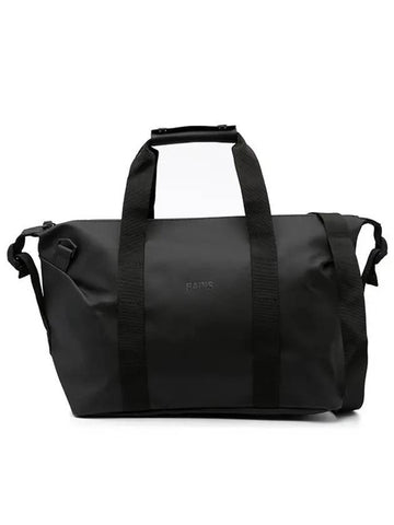 Logo debossed waterproof top handle duffel bag black 14220 - RAINS - BALAAN 1