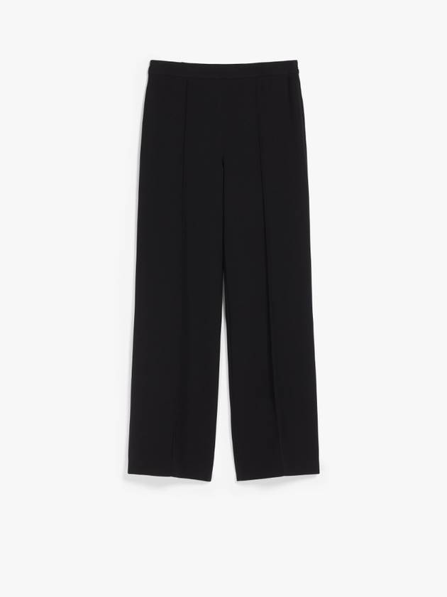 Orianna Pleated Straight Pants Black - MAX MARA - BALAAN 1