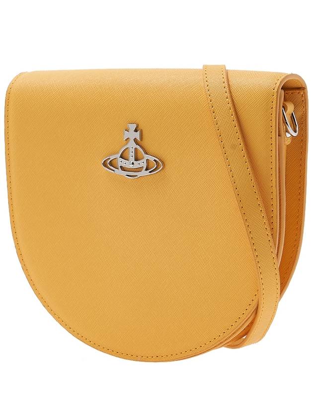 Saffiano Saddle Cross Bag Yellow - VIVIENNE WESTWOOD - BALAAN 3