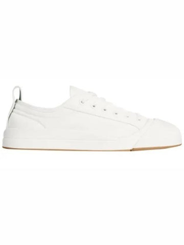 Vulcan Canvas Low Top Sneakers White - BOTTEGA VENETA - BALAAN 1