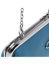 Nappa Thin Line ORB Frame Chain Long Wallet Blue - VIVIENNE WESTWOOD - BALAAN 9