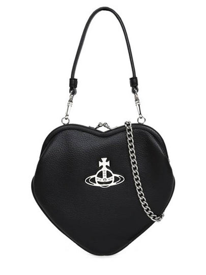 Black Bell Heart Frame Cross Bag 4B010004W S000D N403 00060 - VIVIENNE WESTWOOD - BALAAN 2