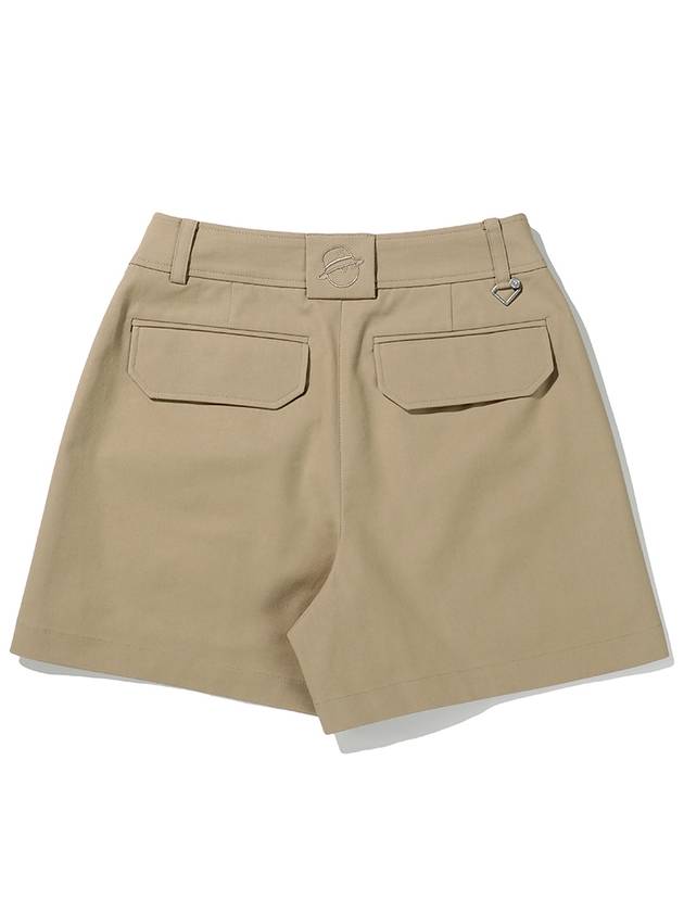 A line cargo short pants BEIGE WOMAN - MALBON GOLF - BALAAN 2