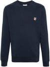 Fox Head Patch Regular Sweatshirt Midnight Blue - MAISON KITSUNE - BALAAN 2