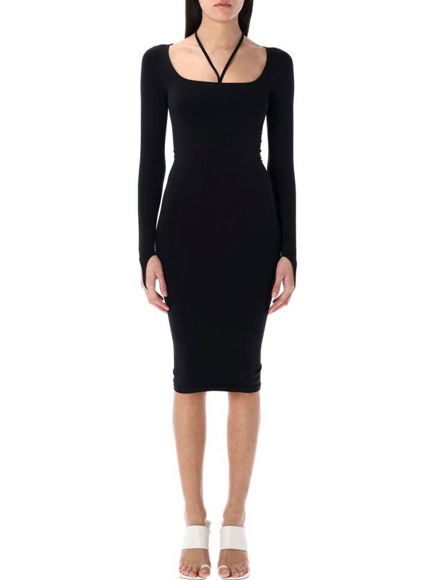 Andreādamo Sculpting Jersey Midi Dress - ANDREADAMO - BALAAN 1